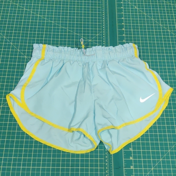 Nike Women's Light Blue Shorts - Picture 3 of 8